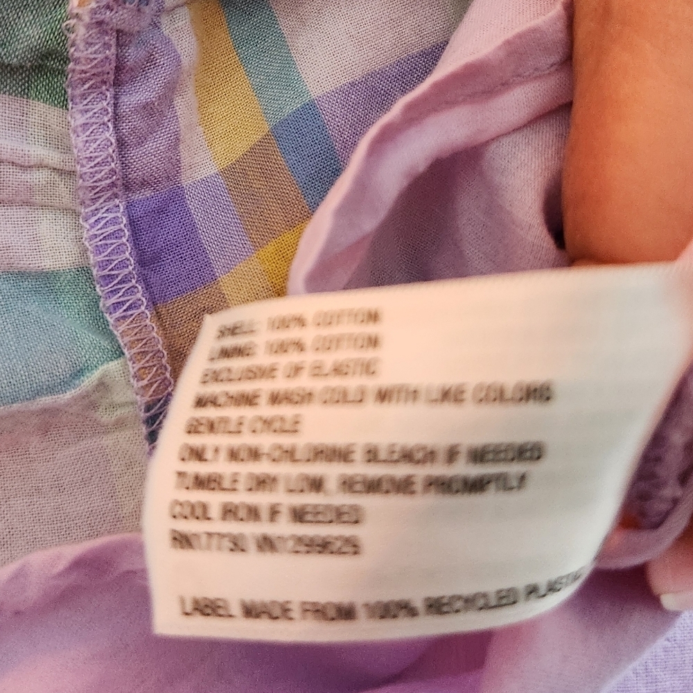 Wild Fable Pastel Plaid Breezy Sun Dress - Picture 11 of 12